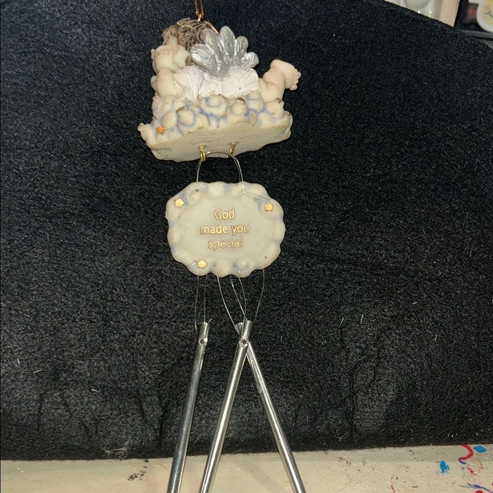 Decorative Angel Ornament with Message